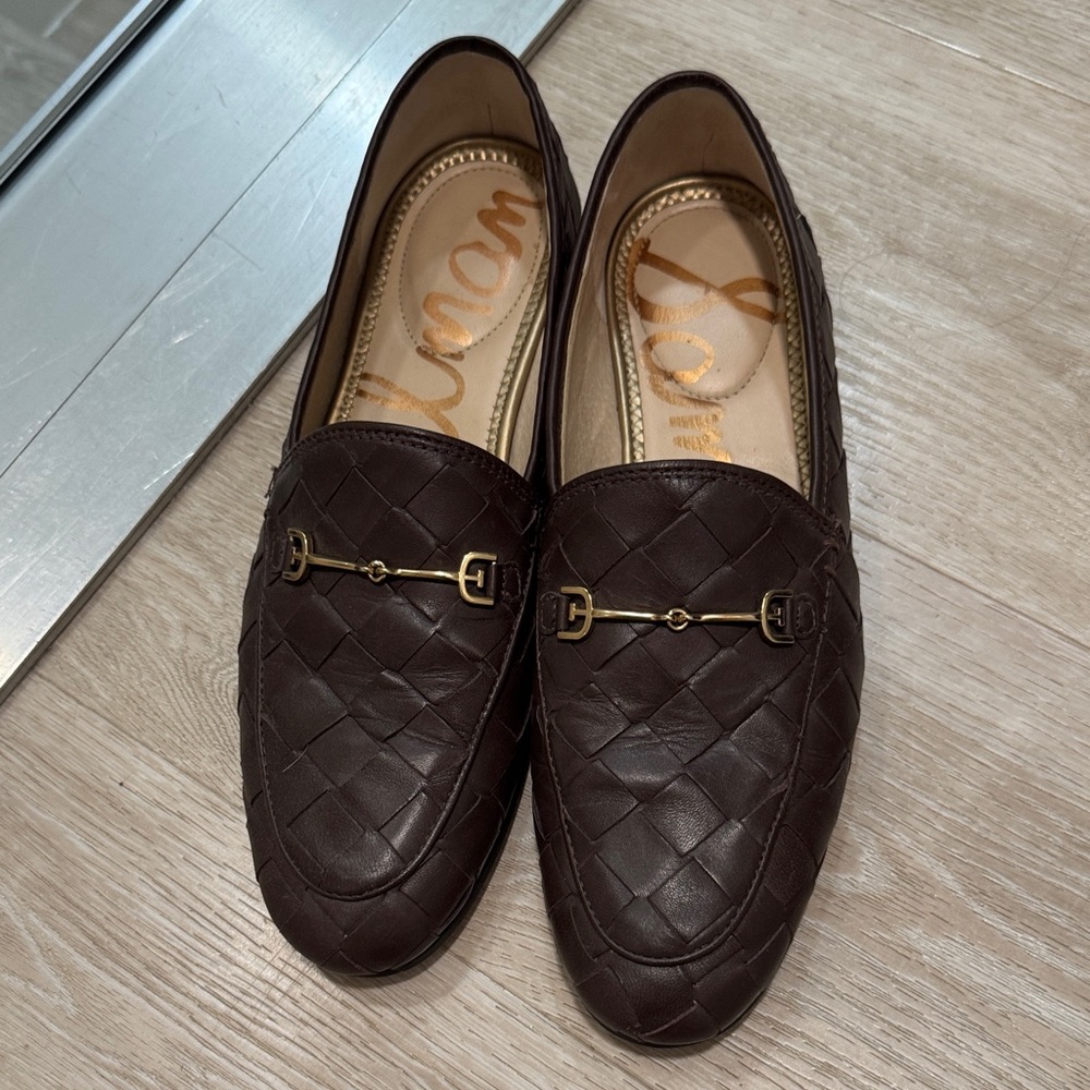 Sam Edelman Loafers with Gold Horsebit Buckle